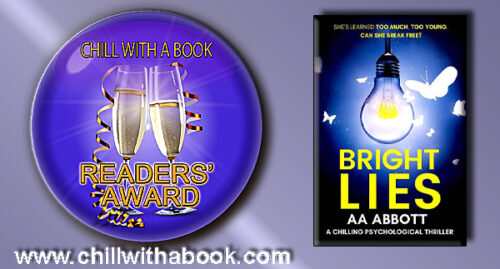Bright Lies has won a Chill with a Book Award